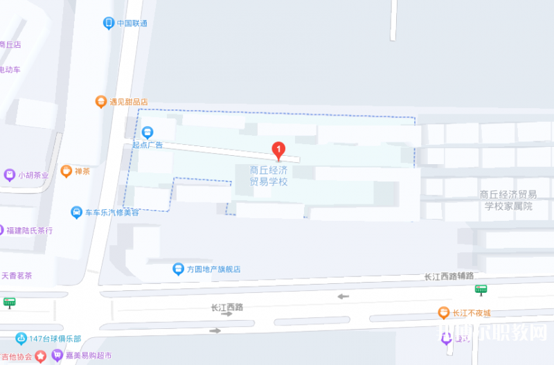 商丘經(jīng)濟(jì)貿(mào)易學(xué)校地址，乘車路線