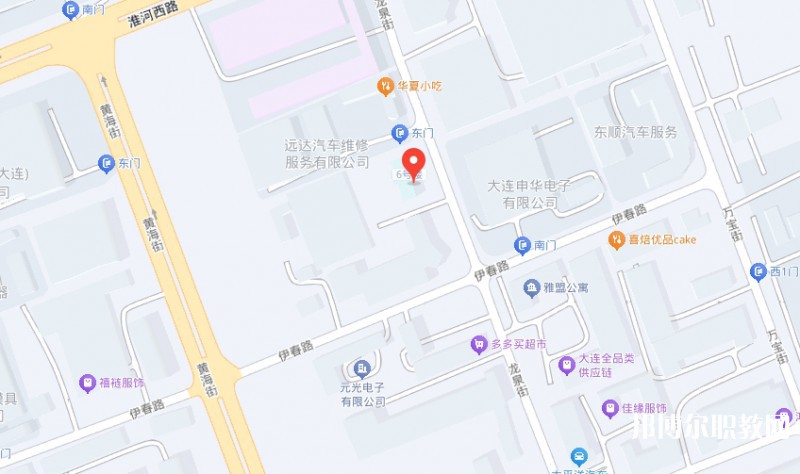 大連市蘭克藝術(shù)中等職業(yè)學(xué)校地址，乘車路線