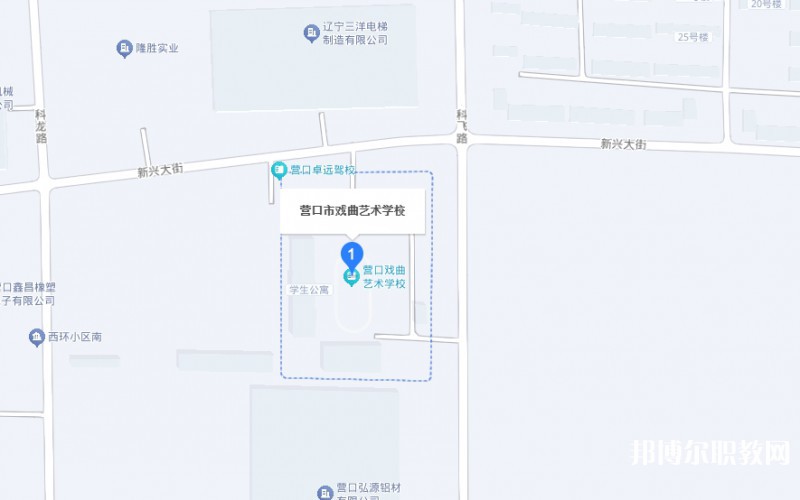 營(yíng)口市戲曲學(xué)校地址，乘車路線